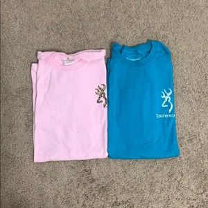 Browning Shirts. ONLY PINK AVAILABLE